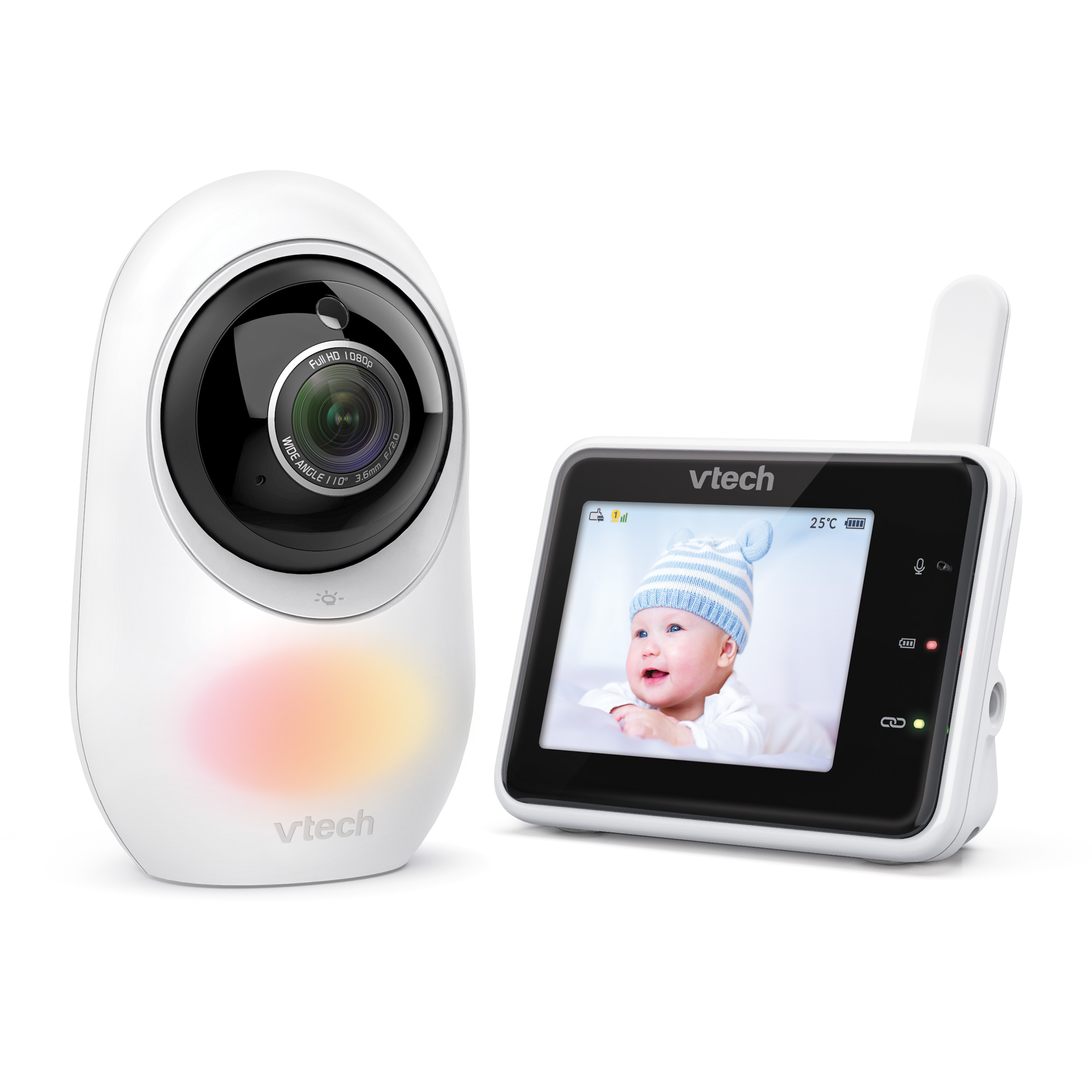 Baby Monitor Netvue 4 In 1 - 1080P, Visione Notturna, Audio Bidirezionale, Analisi Sonno