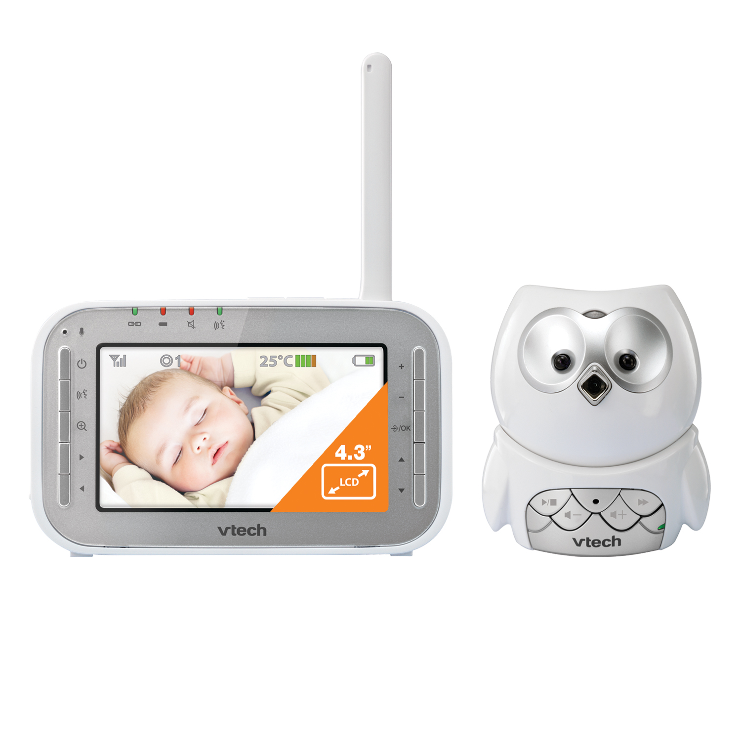 Owl Colour Video and Audio Baby Monitor 