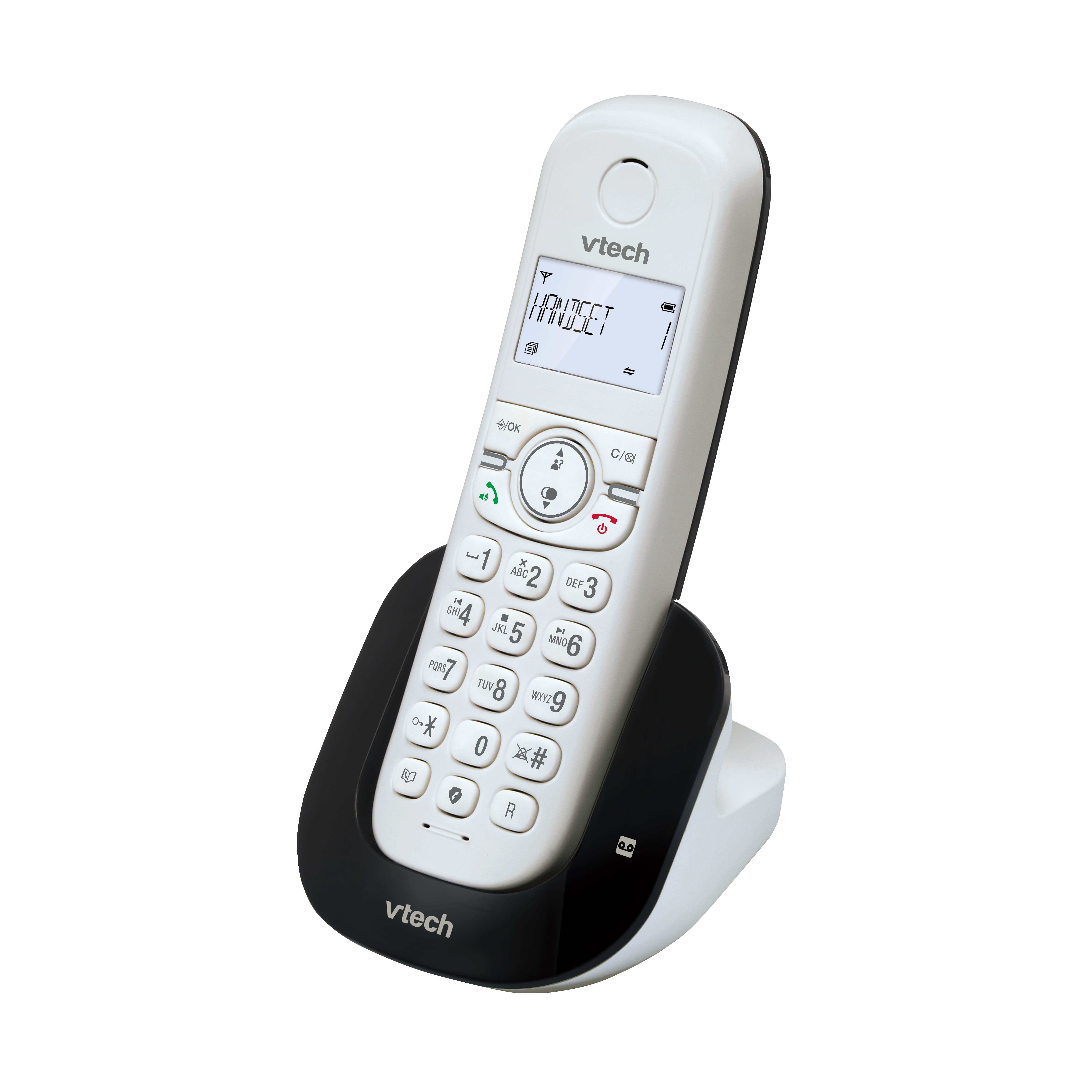 VTech - Téléphone sans fil avec afficheur/afficheur d'appel en attente.  Colour: grey, Fr